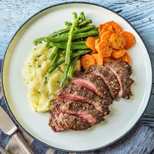 Juicy Steak Dinner